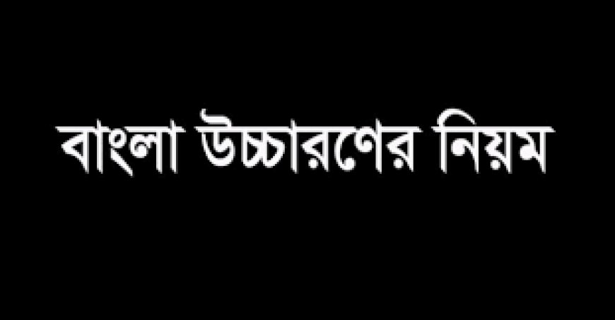 বাংলা উচ্চারণের  ৫ টি  গুরুত্বপূর্ণ নিয়ম । বিশ্ববিদ্যালয়ে ভর্তি পরিক্ষার জন্য অনেক দরকারি।